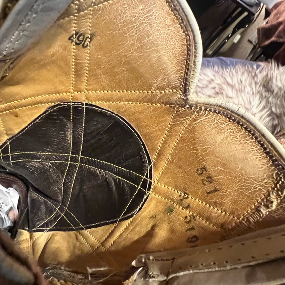 Tony Lama BLK Label Tan Full Snake Men's Boots NEW SOLES & HEELS Sz 9.5 D - Picture 8 of 16